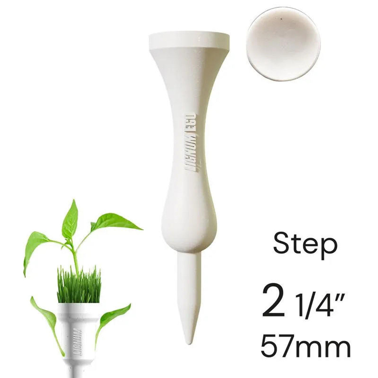 Tees de golf LIGNUM Ecoline Next Step – Paquet de 12 | Tees écologiques avec contrôle constant de la hauteur