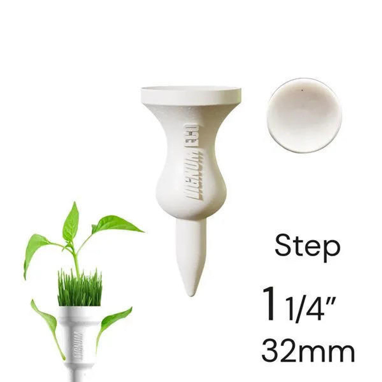 Tees de golf LIGNUM Ecoline Next Step – Paquet de 12 | Tees écologiques avec contrôle constant de la hauteur